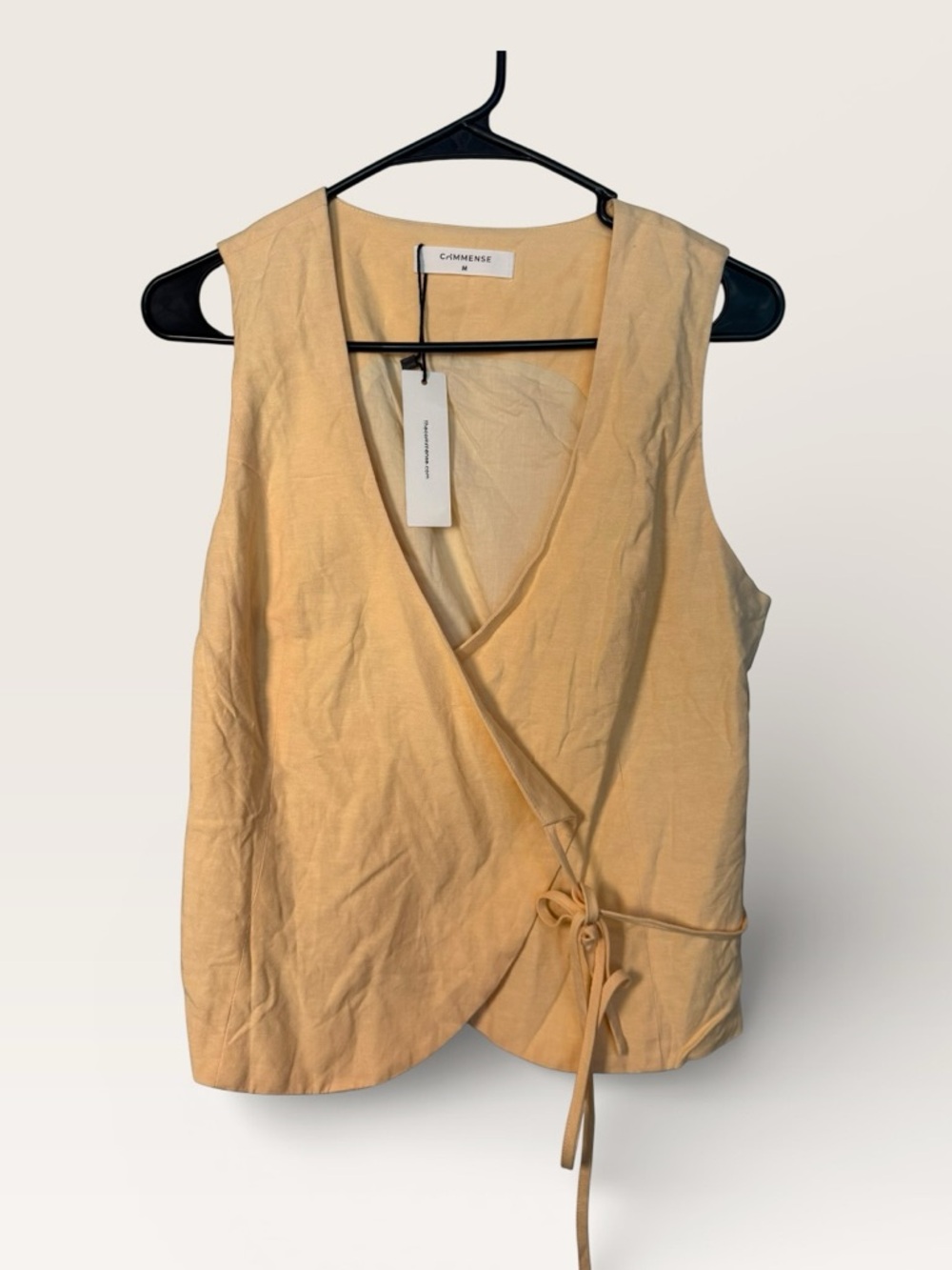 Commense SET Cotton & Linen Wrap Top With Pants Set - Picture 4 of 8